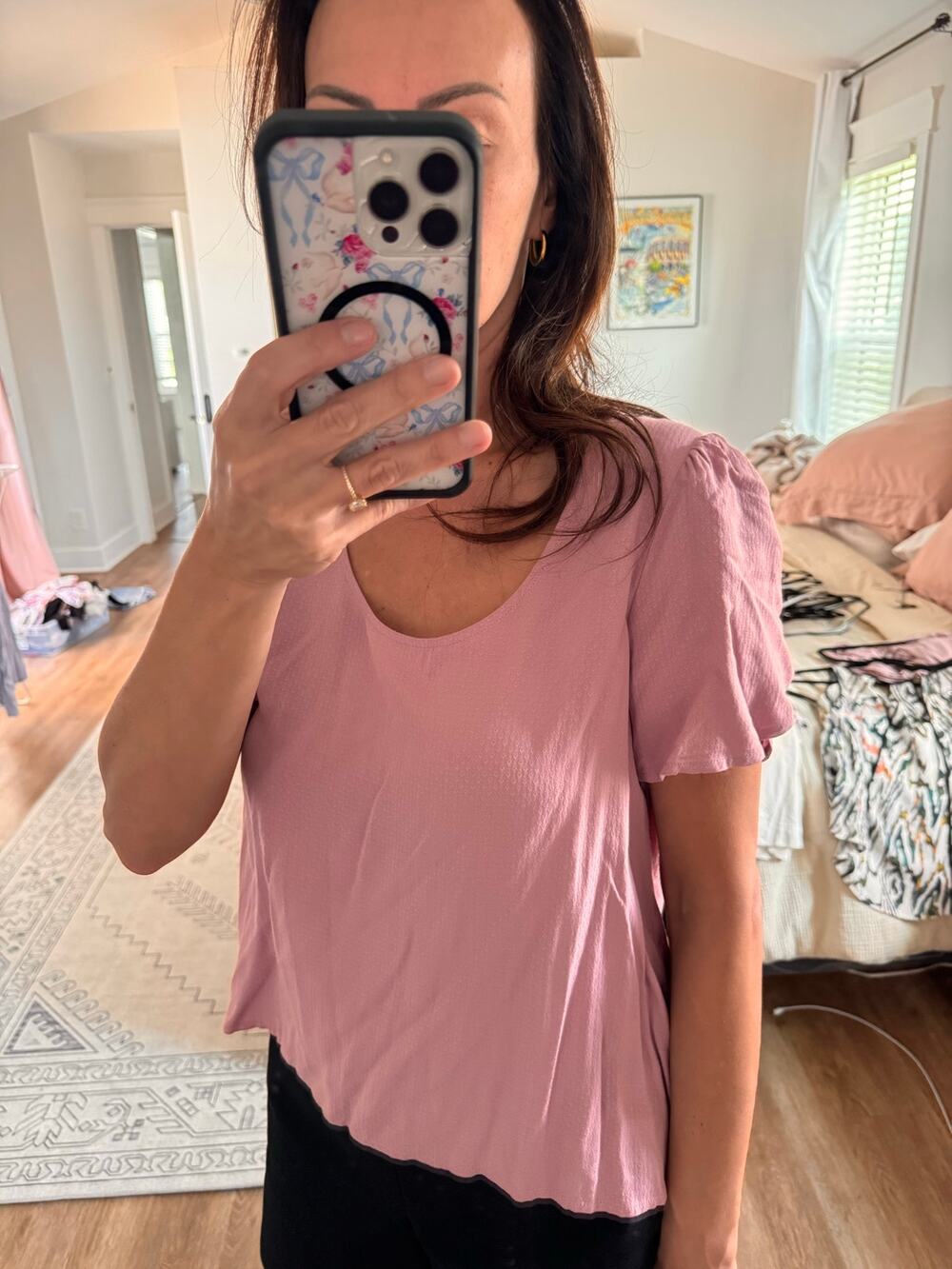 Pink top Saltwater Luxe